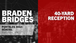 Braden Bridges's highlights 40-yard Reception vs New Mexico Military Institute
