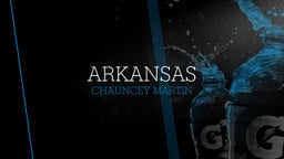 Chauncey Martin's highlights Arkansas