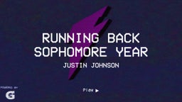  Running Back sophomore year