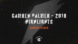 Camren Palmer - 2018 Highlights