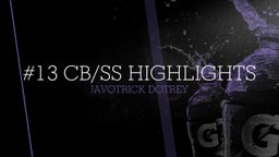 #13 CB/SS  highlights