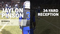 34-yard Reception vs Nation Ford High
