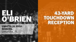 43-yard Touchdown Reception vs Anclote 
