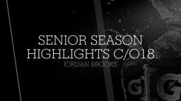 Senior season Highlights c/o18