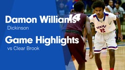 Game Highlights vs Clear Brook