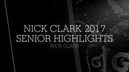 Nick Clark 2017 Senior Highlights 