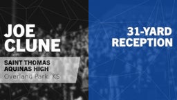 Joe Clune's highlights 31-yard Reception vs Bonner Springs 