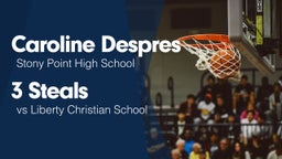 3 Steals vs Liberty Christian School 
