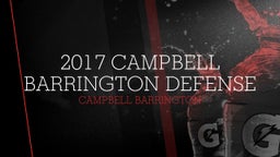 2017 CAMPBELL BARRINGTON DEFENSE