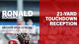 21-yard Touchdown Reception vs Roswell 
