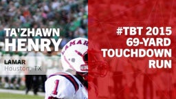 #TBT 2015: 69-yard Touchdown Run vs Reagan 
