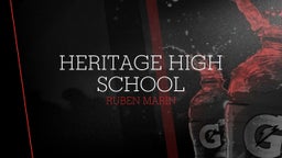 Ruben Marin's highlights Heritage High School