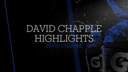 David Chapple Highlights
