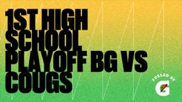Robert J sutton iii (rj)'s highlights 1st High School  Playoff  BG Vs Cougs