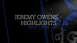 JEREMY OWENS - HIGHLIGHTS