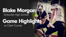 Game Highlights vs Clark County 