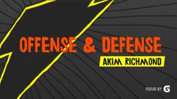 offense & Defense
