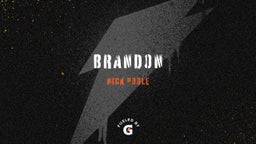 Nick Poole's highlights Brandon
