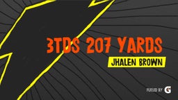 Jhalen Brown's highlights 3TDS 207 yards 