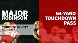 64-yard Touchdown Pass vs Claxton