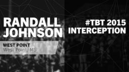 #TBT 2015:  Interception vs Lewisburg