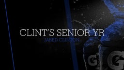 Clint’s senior yr 