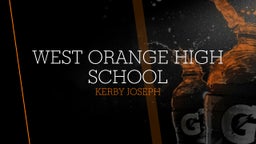 Kerby Joseph's highlights West Orange High School