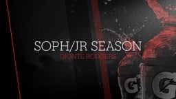 Soph/jr season