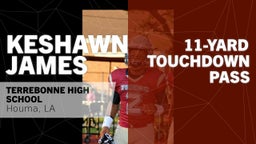 11-yard Touchdown Pass vs Hahnville 