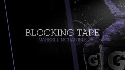 Blocking tape 