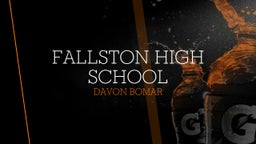 Davon Bomar's highlights Fallston High School