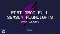 Post Grad Full Season Highlights 