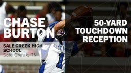 50-yard Touchdown Reception vs Zion Christian Academy 