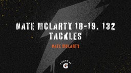 Nate McLarty 18-19. *** tackles 