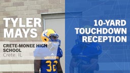 10-yard Touchdown Reception vs Brother Rice 
