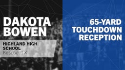 65-yard Touchdown Reception vs Westbrook