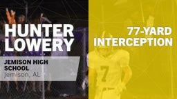 77-yard Interception vs Bibb County 