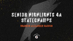 Senior Highlights 4A STATECHAMPS