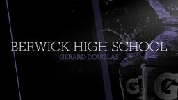 Gerard Douglas's highlights Berwick High School