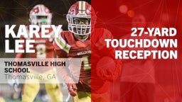 27-yard Touchdown Reception vs Early County 