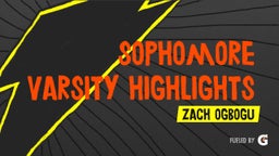 sophomore varsity highlights 