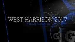 Tayden Redenius's highlights West Harrison 2017