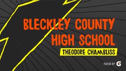 Theodore Chambliss's highlights Bleckley County High School