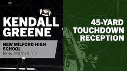 45-yard Touchdown Reception vs Pomperaug 