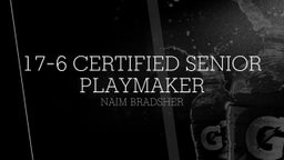 17-6 Certified Senior Playmaker 