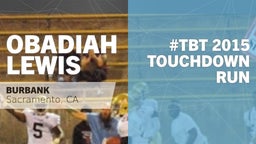#TBT 2015:  Touchdown Run vs McClatchy 