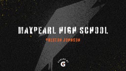 Preston Johnson's highlights Maypearl High School