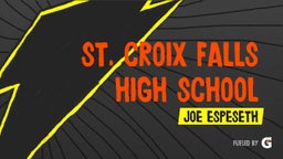Joe Espeseth's highlights St. Croix Falls High School