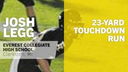 23-yard Touchdown Run vs University Liggett School