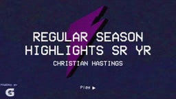 Regular Season Highlights Sr Yr 